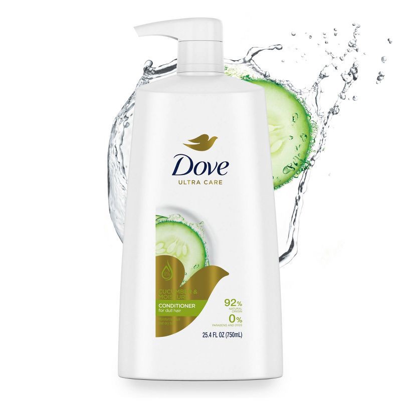 slide 4 of 7, Dove Beauty Cucumber & Moisture Conditioner - 25.4 fl oz, 25.4 fl oz