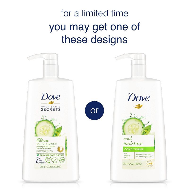 slide 5 of 7, Dove Beauty Cucumber & Moisture Conditioner - 25.4 fl oz, 25.4 fl oz