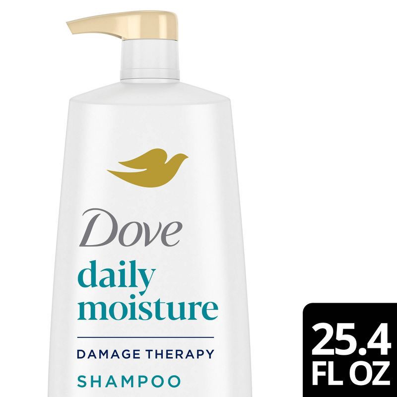 slide 1 of 10, Dove Beauty Daily Moisture Shampoo - 25.4 fl oz, 25.4 fl oz