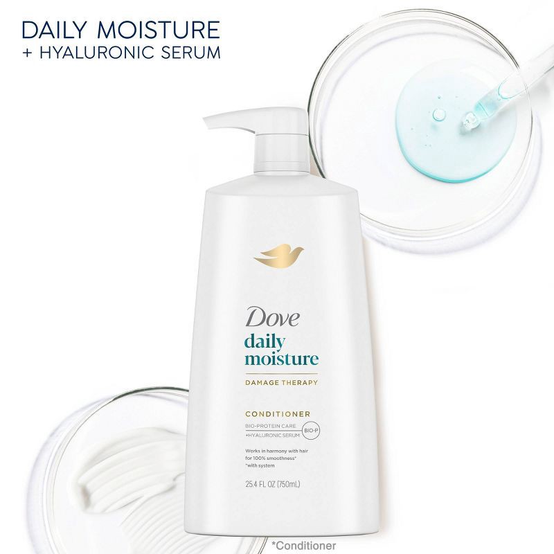 slide 4 of 10, Dove Beauty Daily Moisture Conditioner - 25.4 fl oz, 25.4 fl oz