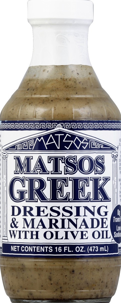 slide 1 of 2, Matsos Dressing & Marinade 16 oz, 16 oz