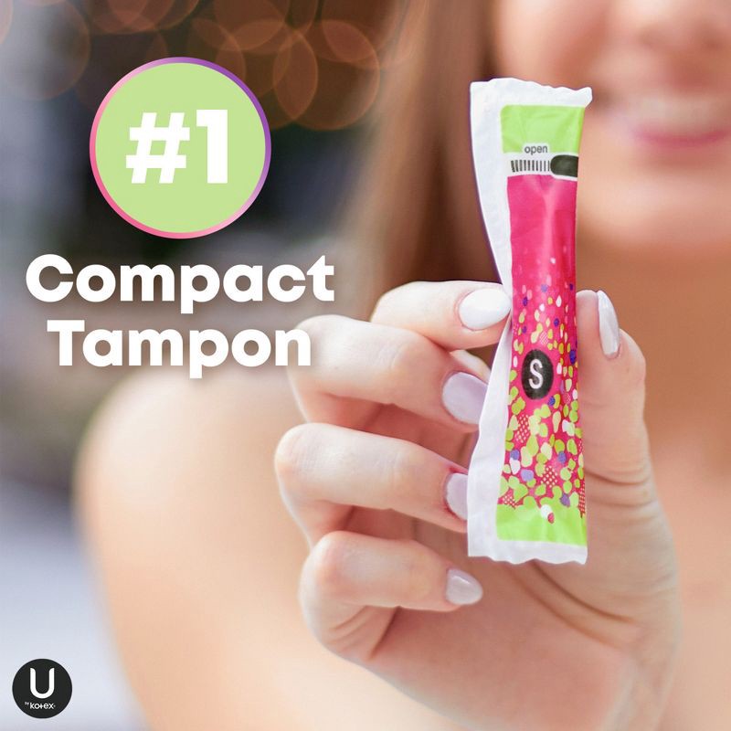 slide 3 of 10, U by Kotex Click Compact Tampons - Super - Unscented - 32ct, 32 ct
