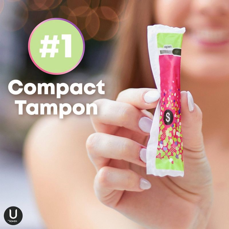 slide 4 of 9, U by Kotex Click Compact Tampons - Super - Unscented - 32ct, 32 ct