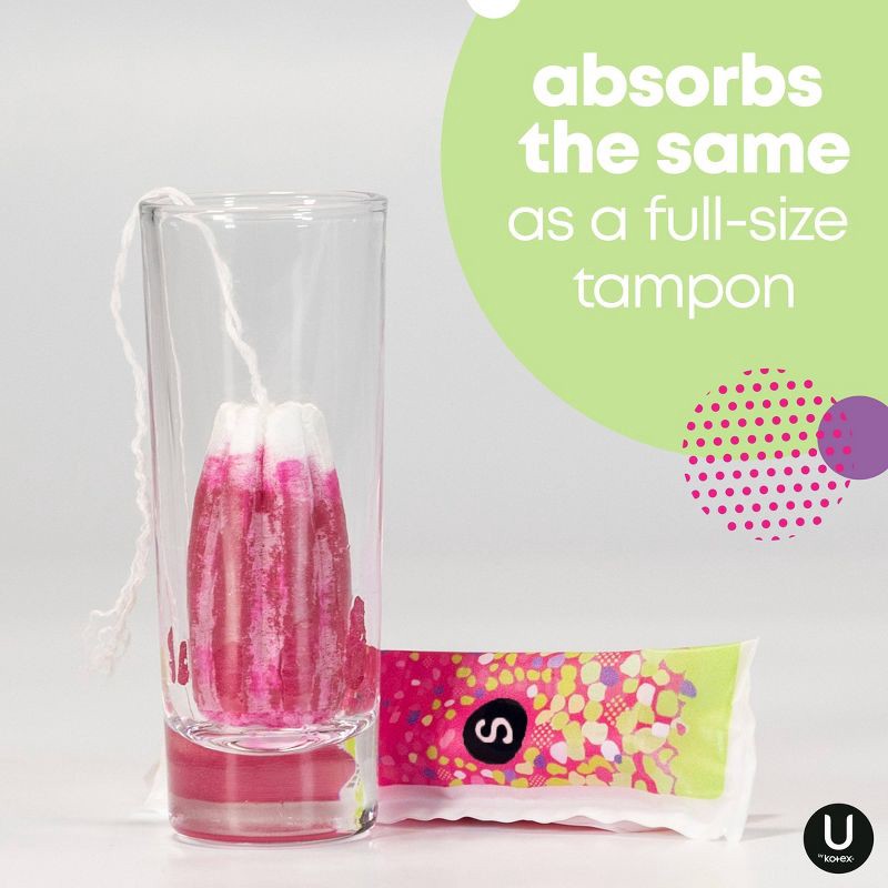 slide 6 of 9, U by Kotex Click Compact Tampons - Super - Unscented - 32ct, 32 ct