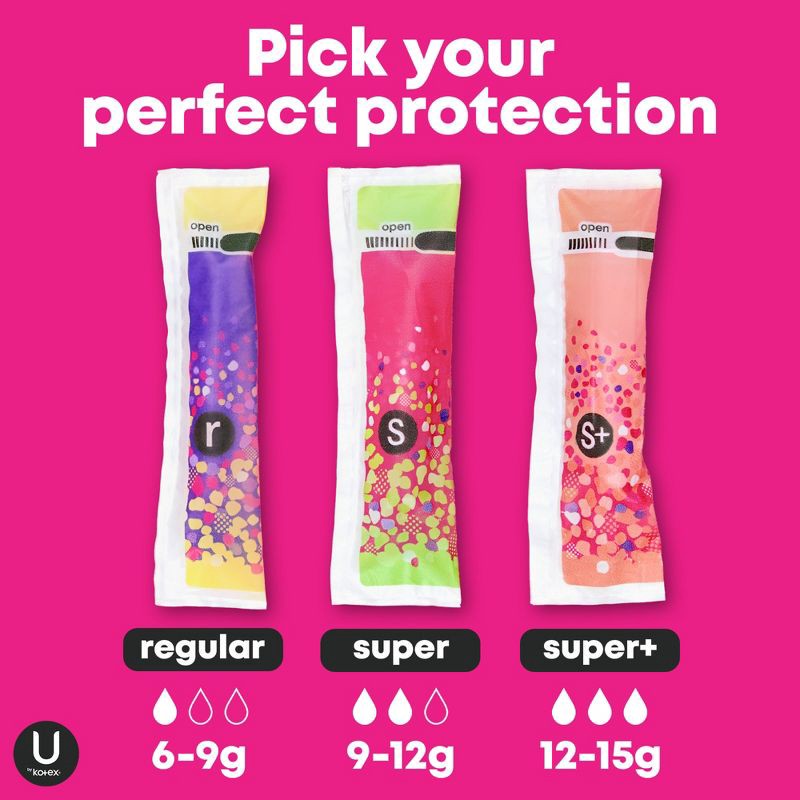 slide 4 of 11, U by Kotex Click Compact Tampons - Multipack - Regular/Super - Unscented - 30ct, 30 ct