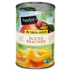 Signature Select Peaches Sliced In 100% Juice - 15 Oz