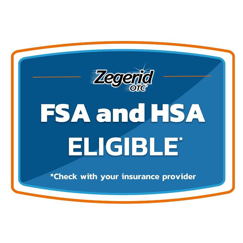 slide 8 of 8, Zegerid OTC Omeprazole 20mg and Sodium Bicarbonate Acid Reducer for Frequent Heartburn Capsules - 42ct, 42 ct; 20 mg