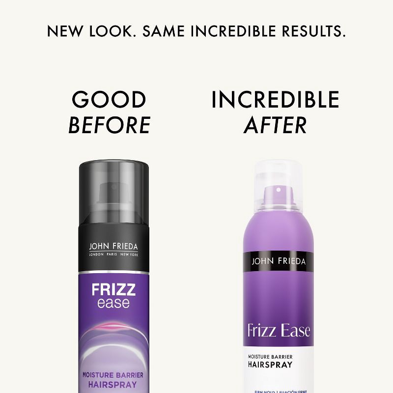 slide 3 of 7, John Frieda Frizz Ease Moisture Barrier Firm Hold Anti Frizz Hairspray - 12oz, 12 oz