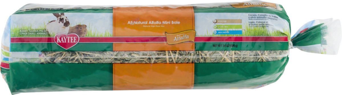 slide 7 of 9, Kaytee All Natural Alfalfa Mini Bale, 24 oz