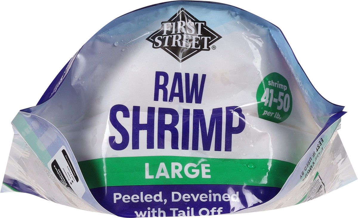slide 12 of 13, First Street 41/50 Raw P&D Tail Off Shrimp, 2 lb