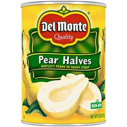 Del Monte Bartlett Pear Halves In Heavy Syrup - 15.25 Oz