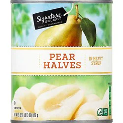 Signature Select Pear Halves In Heavy Syrup Can - 29 Oz