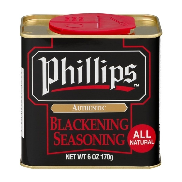 slide 1 of 1, Phillips Blackening Seasoning, 6 oz