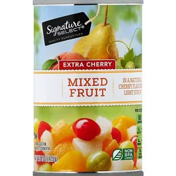 Signature Select Mixed Fruit Extra Cherry Can - 15 Oz