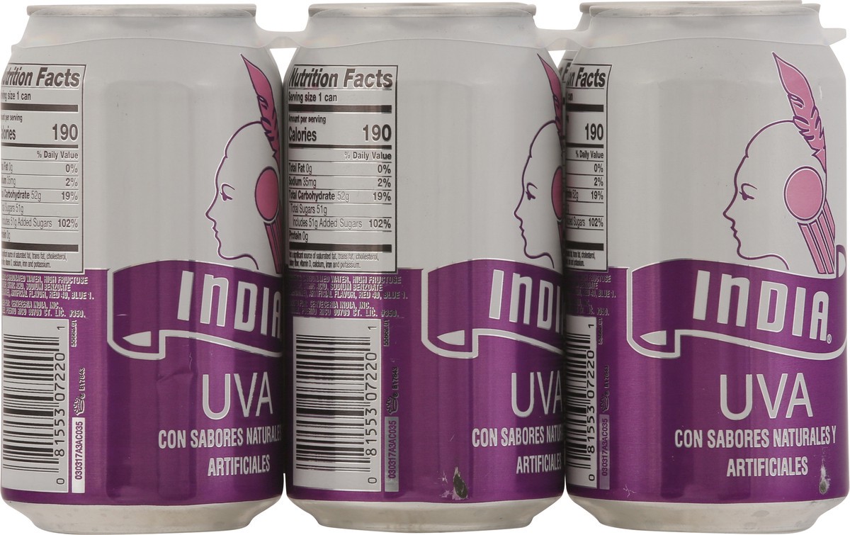 slide 12 of 13, India Grape Soda - 6 ct, 6 ct; 12 fl oz