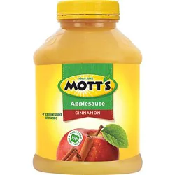 Motts Applesauce Cinnamon Jar - 48 Oz