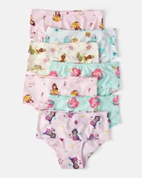 Carter&#x27;s Carters Girls 7-Pack Disney© Princess Brief Underwear Multi 10-12