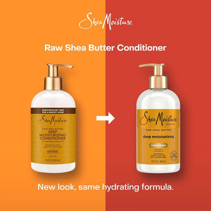 slide 3 of 10, SheaMoisture Raw Shea Butter Deep Moisturizing Conditioner - 13 fl oz, 13 fl oz