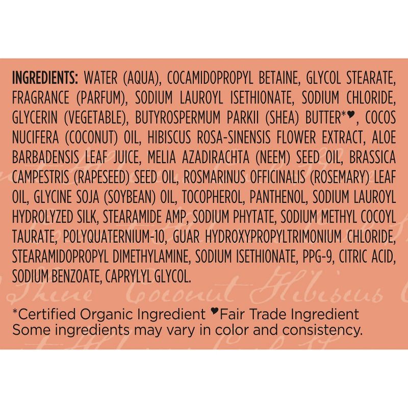 slide 3 of 7, SheaMoisture Coconut and Hibiscus Curl and Shine Shampoo - 13 fl oz, 13 fl oz