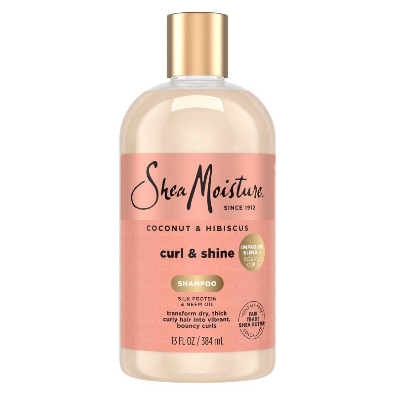 slide 1 of 7, SheaMoisture Coconut and Hibiscus Curl and Shine Shampoo - 13 fl oz, 13 fl oz