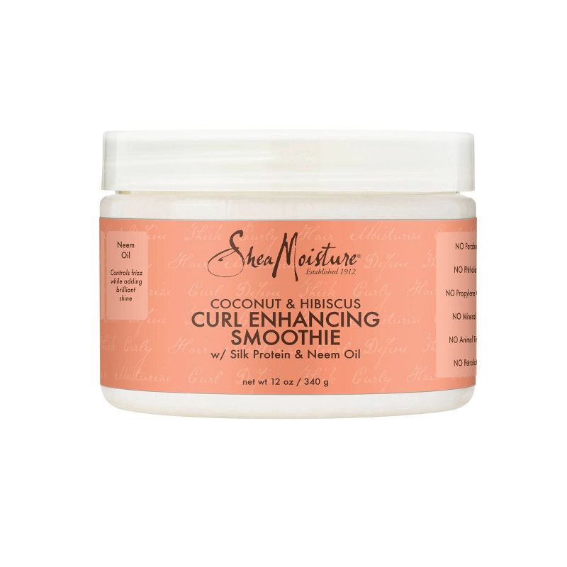 slide 2 of 12, SheaMoisture Coconut and Hibiscus Curl Enhancing Smoothie For Thick Curly Hair - 12oz, 12 oz