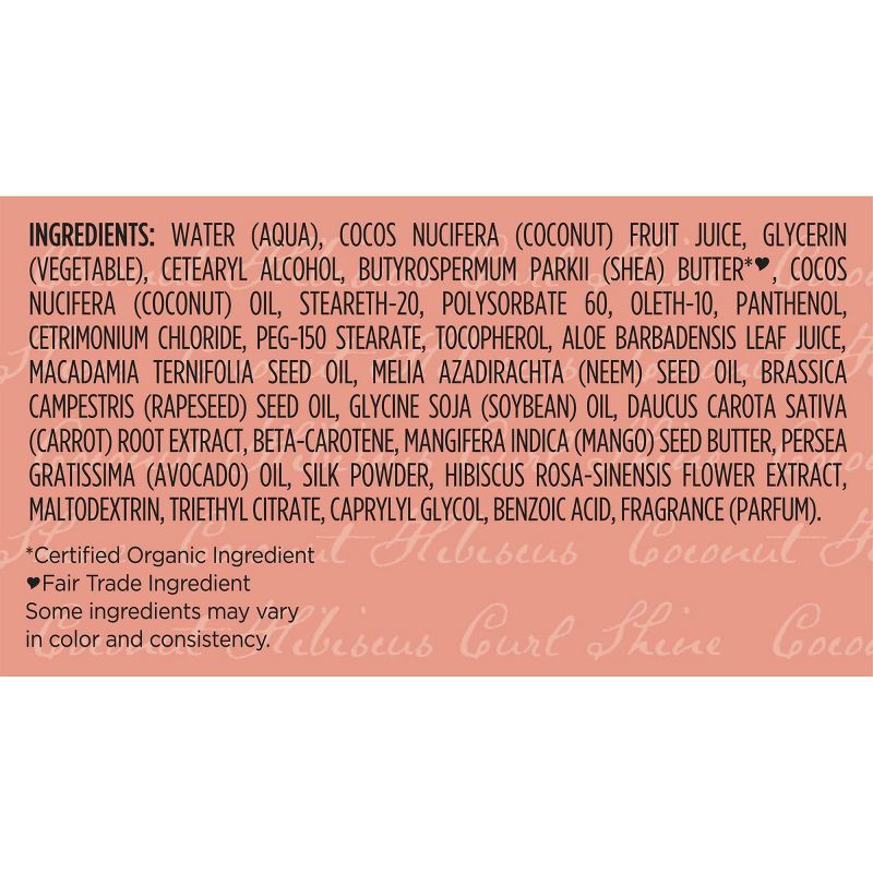 slide 4 of 12, SheaMoisture Coconut and Hibiscus Curl Enhancing Smoothie For Thick Curly Hair - 12oz, 12 oz