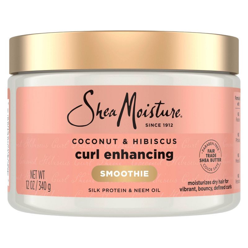 slide 1 of 12, SheaMoisture Coconut and Hibiscus Curl Enhancing Smoothie For Thick Curly Hair - 12oz, 12 oz