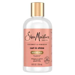 SheaMoisture Coconut & Hibiscus Curl & Style Milk For Thick Curly Hair - 8 fl oz