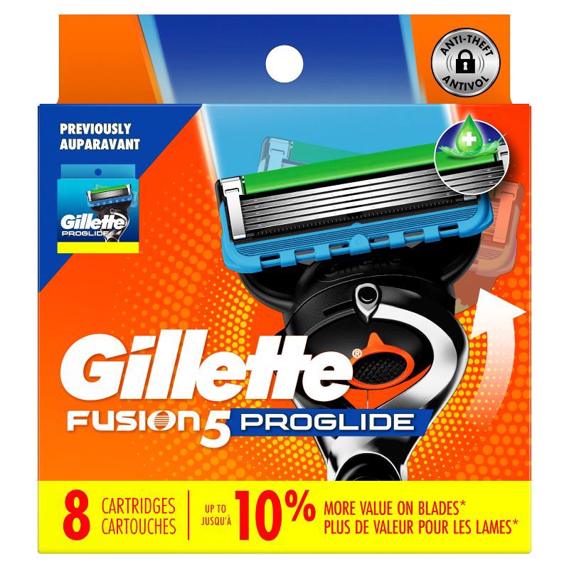 slide 2 of 8, Gillette ProGlide Men's Razor Blade Refills - 8ct, 8 ct