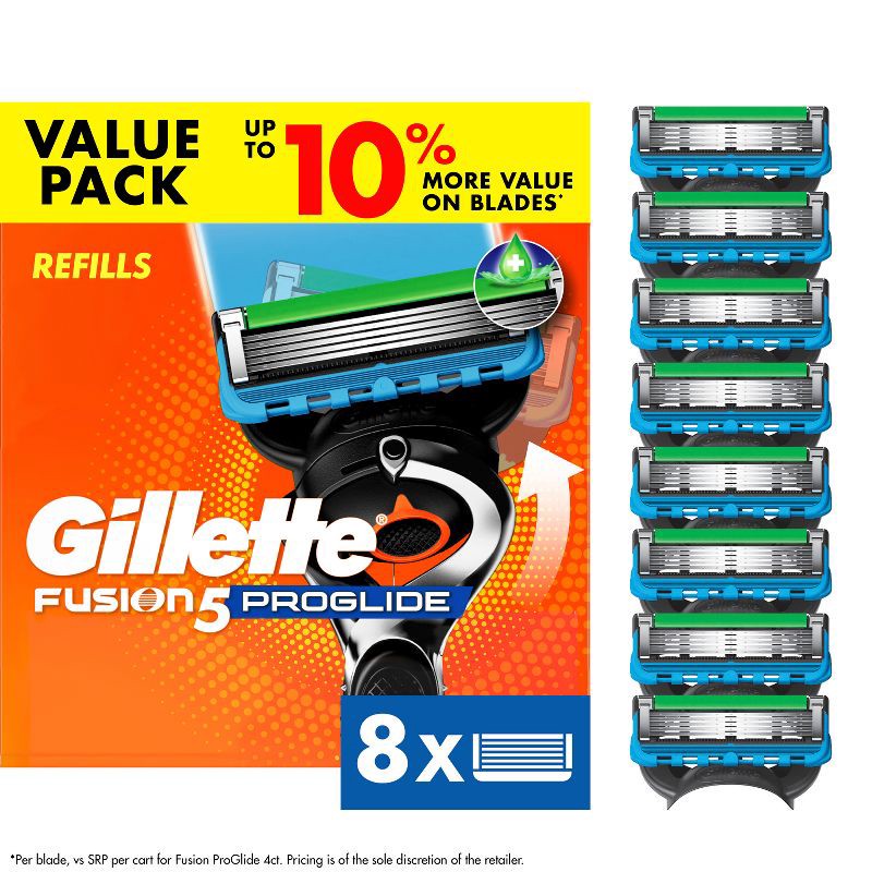 slide 1 of 8, Gillette ProGlide Men's Razor Blade Refills - 8ct, 8 ct