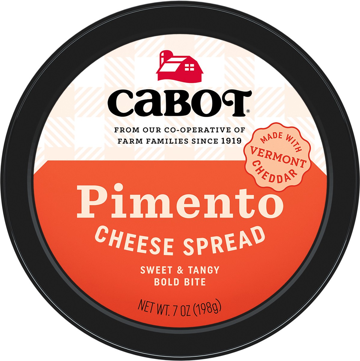 slide 3 of 4, 12/7Oz Pimento Spreadable Cold Pack Cheese Food, 7 oz