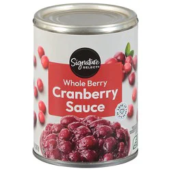 Signature Select Cranberry Sauce Whole Berry - 16 Oz