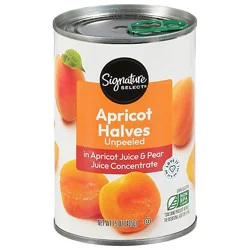 Signature Select Apricot Halves In 100% Juice - 15 Oz