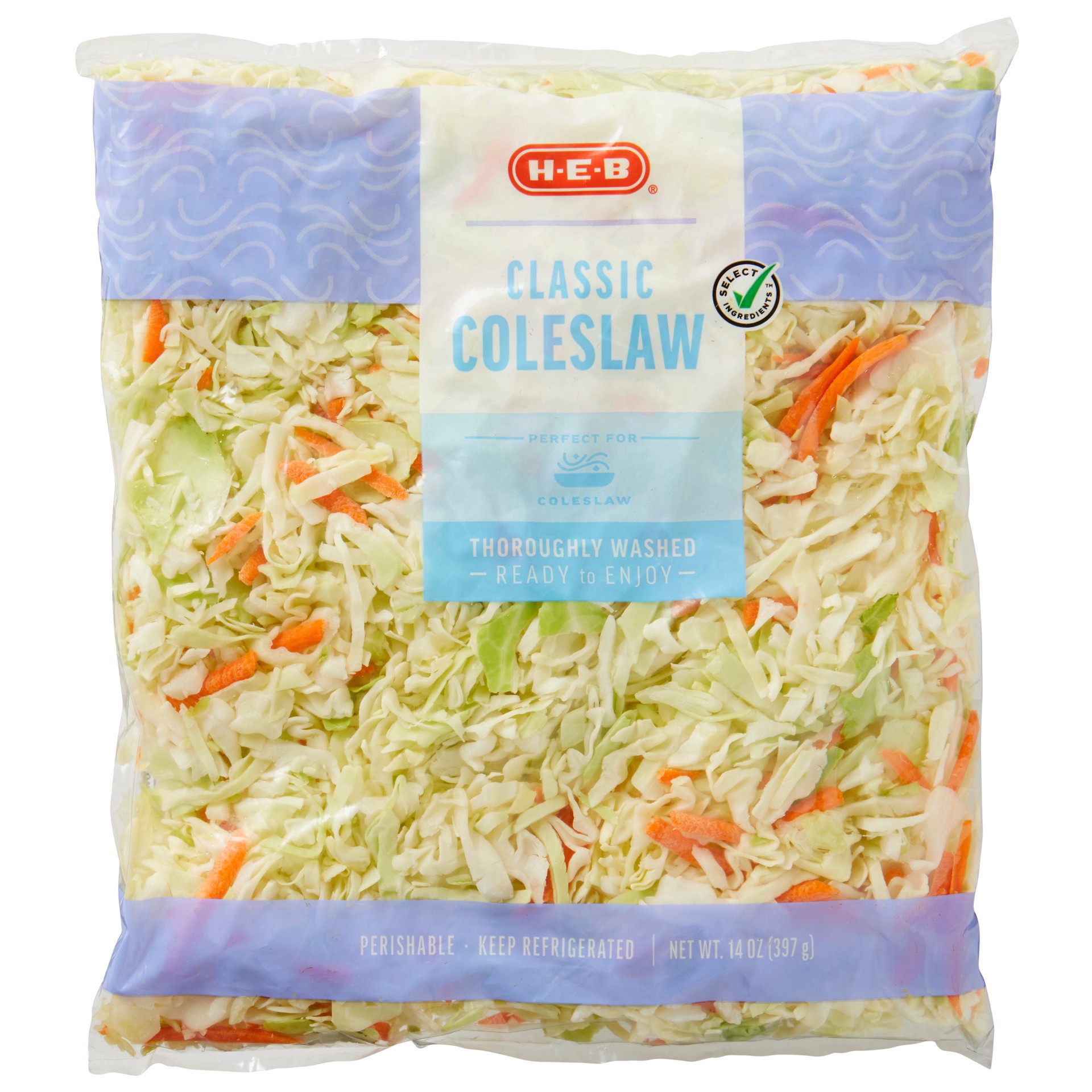 slide 1 of 1, H-E-B Classic Coleslaw Base, 14 oz