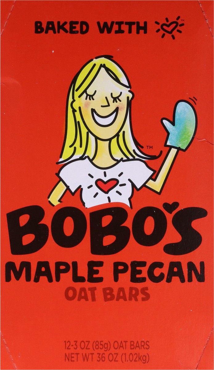 slide 8 of 14, Bobo's Vegan Maple Pecan Oat Bars 12 - 3 oz Each, 12 ct