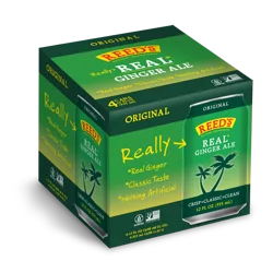 Reed's Real Ginger Ale - 4 cans / 12 fl oz