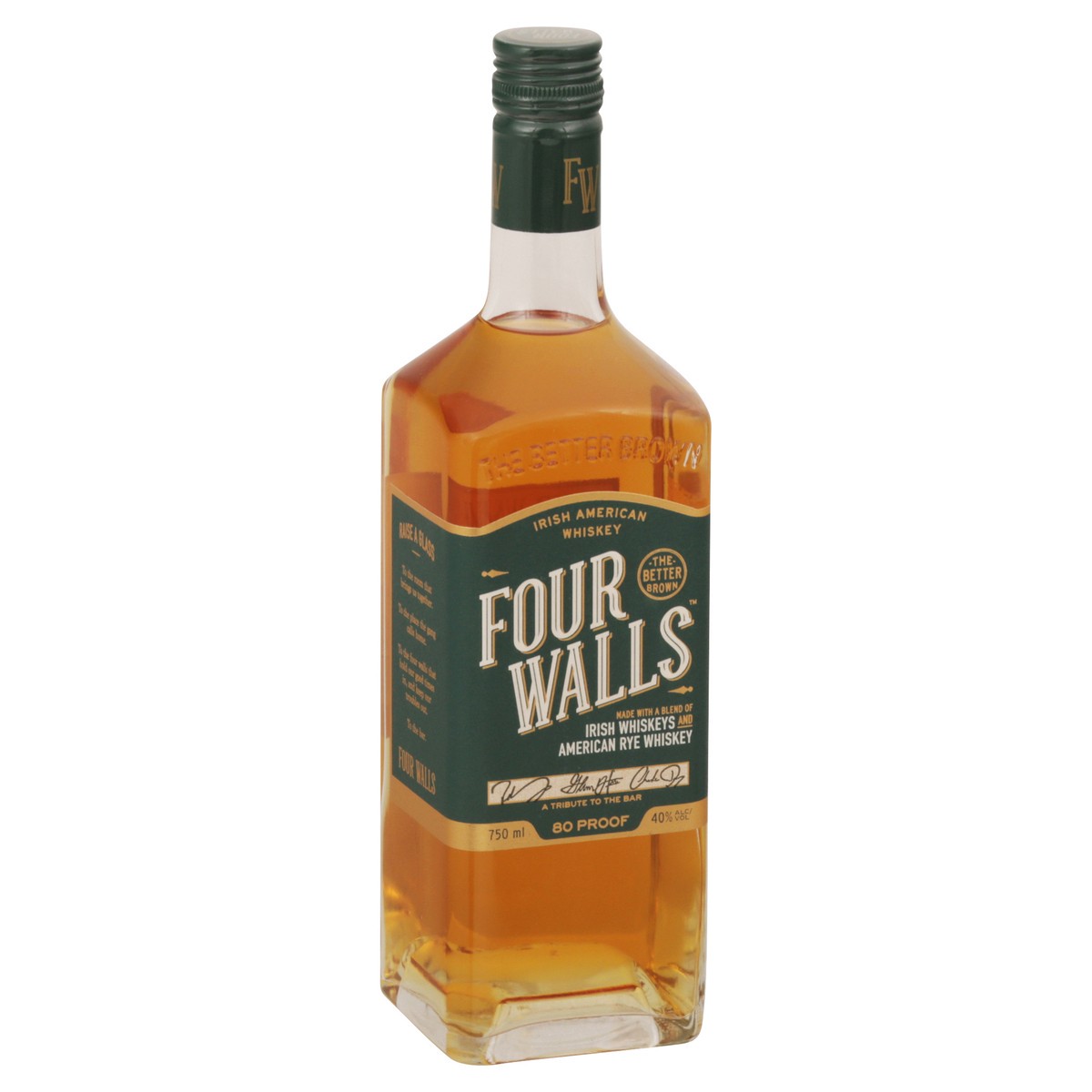 slide 7 of 12, Four Walls Irish and American Whiskey, 750 ml