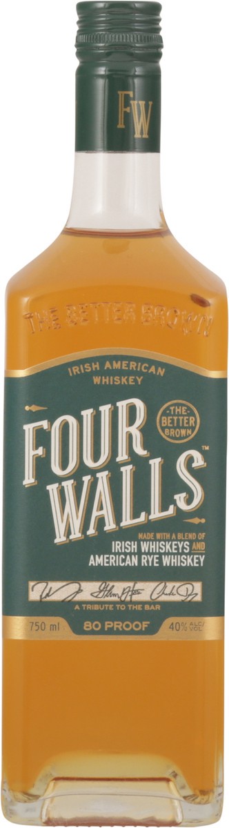 slide 8 of 12, Four Walls Irish and American Whiskey, 750 ml