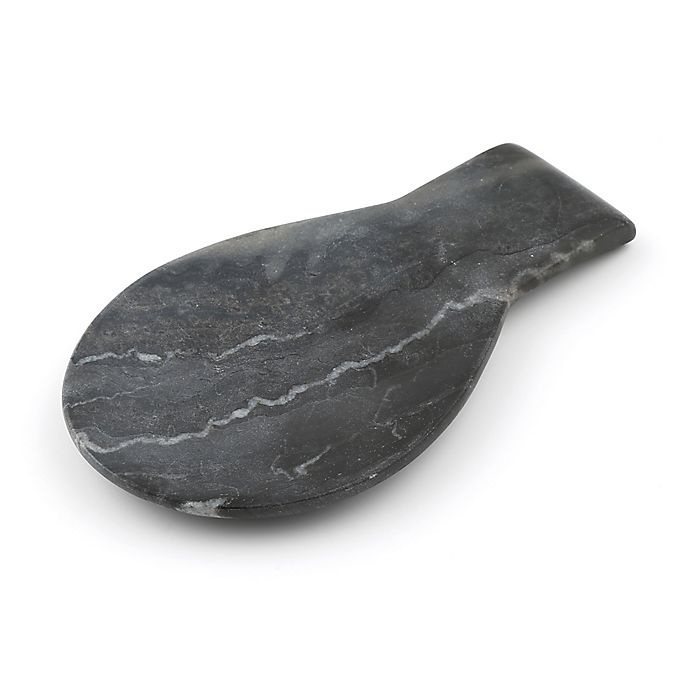 slide 1 of 1, Thirstystone Marble Spoon Rest - Black, 1 ct