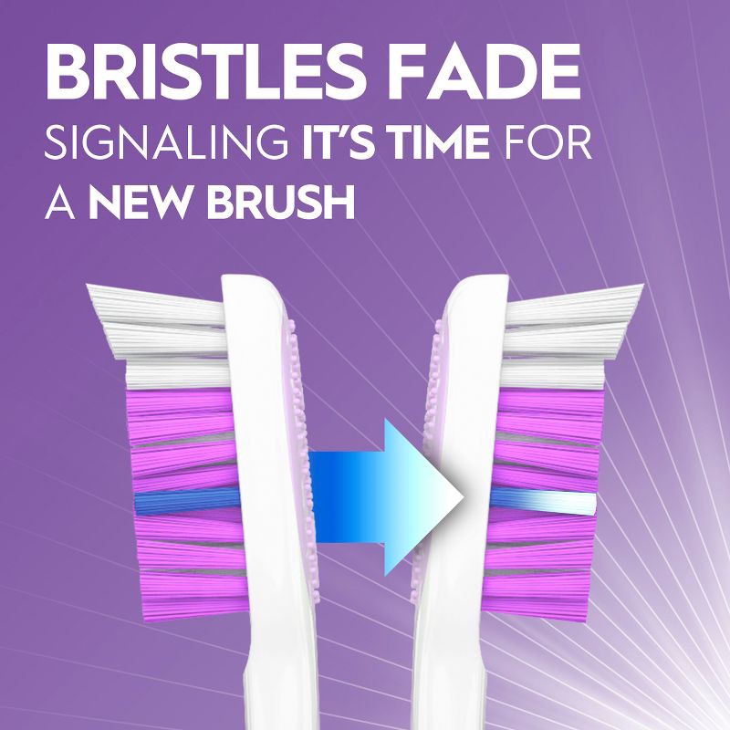 slide 9 of 10, Oral-B 3D White Vivid Manual Toothbrushes, Soft Bristles - 2ct, 2 ct