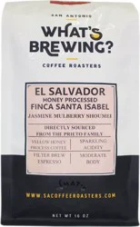 What's Brewing El Salvador Honey Pressed Whole Bean Coffee
