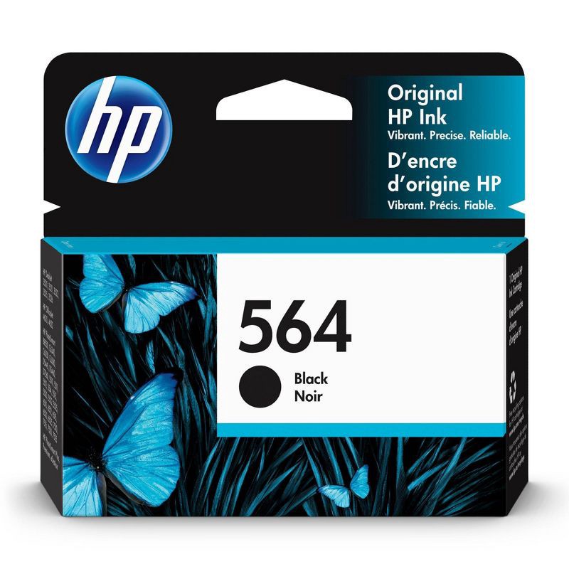 slide 1 of 5, HP Inc. HP 564 Photosmart Single Ink Cartridge - Black (CB316WN#140), 1 ct