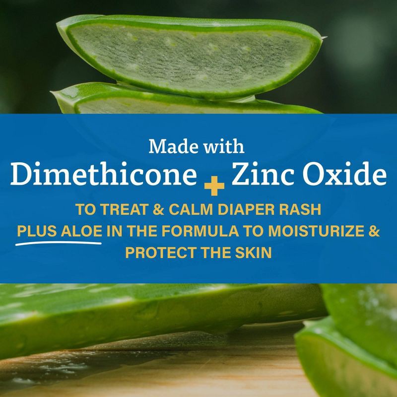 slide 3 of 7, A+D Zinc Oxide Diaper Rash Cream - 4oz, 4 oz