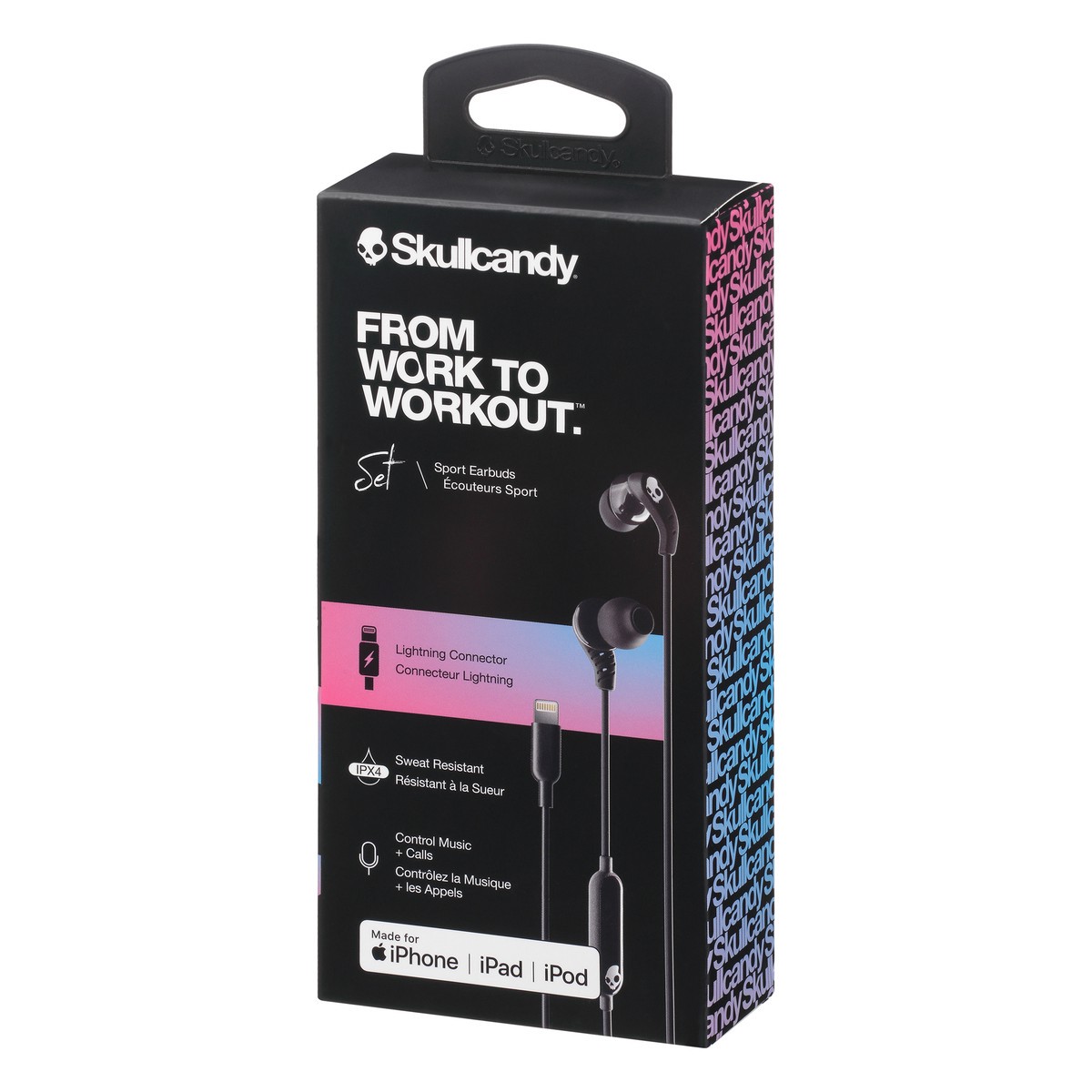 slide 6 of 9, Skullcandy Set Lightning Connector Sport Earbuds 1 ea, 1 ct
