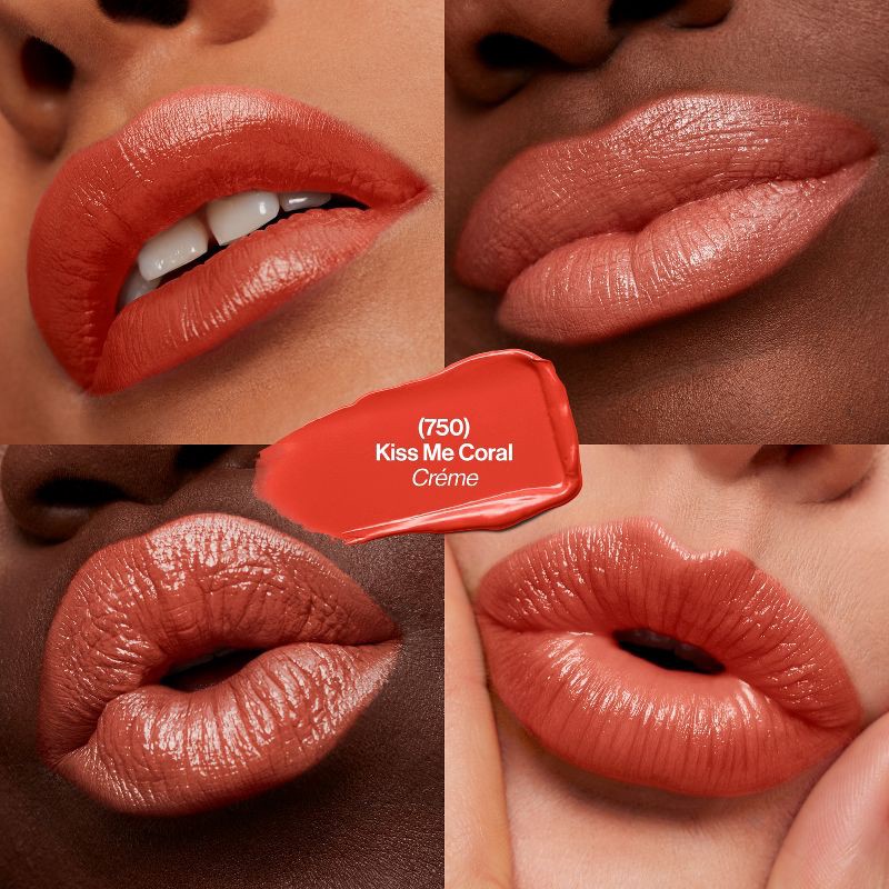 slide 3 of 9, Revlon Super Lustrous Lipstick - 750 Kiss Me Coral - 0.15oz, 0.15 oz