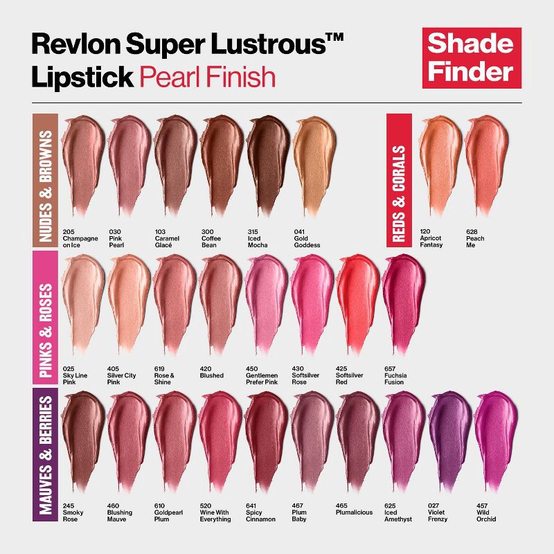 slide 15 of 18, Revlon Super Lustrous Lipstick - 440 Cherries in the Snow - 0.15oz, 0.15 oz