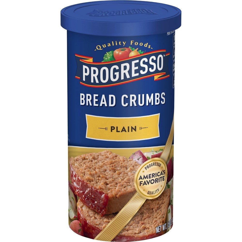 slide 3 of 3, Progresso Plain Bread Crumbs, 15 oz, 15 oz