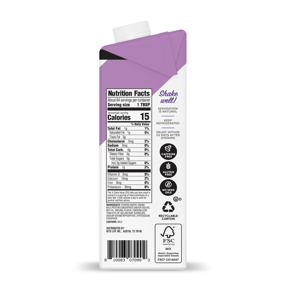 slide 4 of 4, Super Coffee® Sweet Cream Zero Sugar Coffee Creamer, 32 fl oz