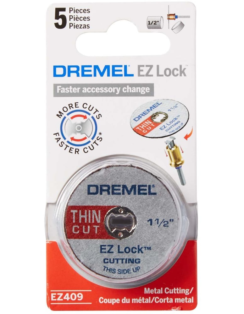 slide 1 of 1, Dremel Ez Lock 1.5-Inch Thin Cut Cut-Off Wheels - 5 Pack, 1 ct