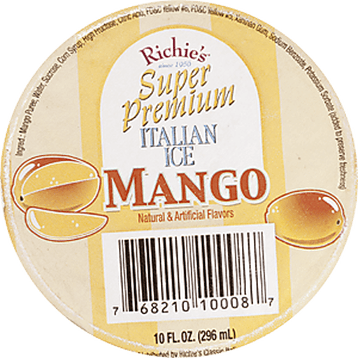 slide 8 of 8, Richie's Italian Ice - Mango, 10 fl oz